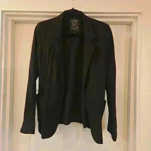 Talula Open Lightweight Blazer Black Womens Size 2